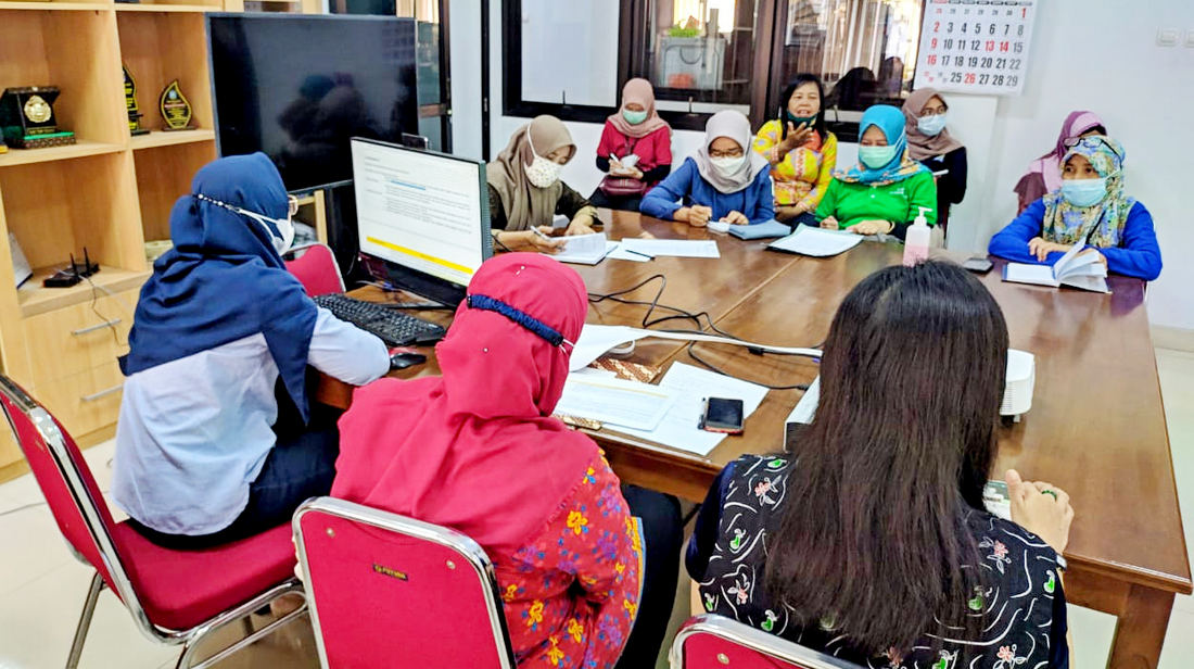 Penyampaian Risalah Hasil Audit Sementara Kearsipan Dinkes Kabupaten Purworejo