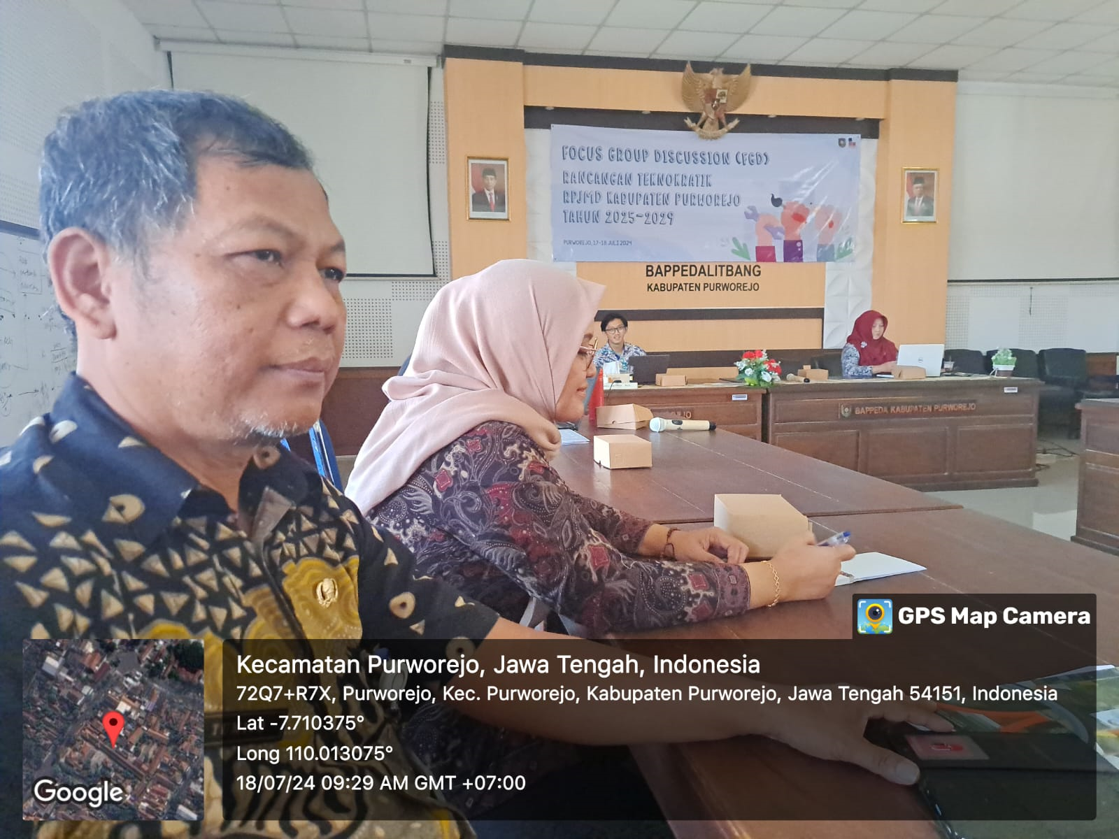 Arsiparis Dinpusip dan Fungsional Perencana Mengikuti Penyusunan RANTEK RPJMD TAHUN 2025-2029  