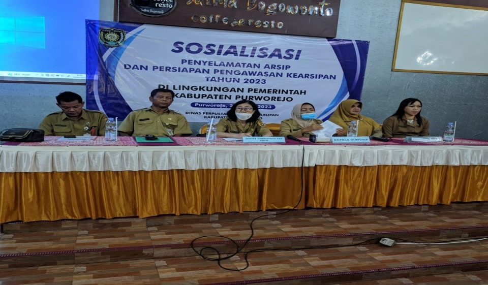 Sosialisasi Penyelamatan Arsip dan Persiapan Pengawasan Senin Tanggal 20 Maret  2023  Berjalan Lancar