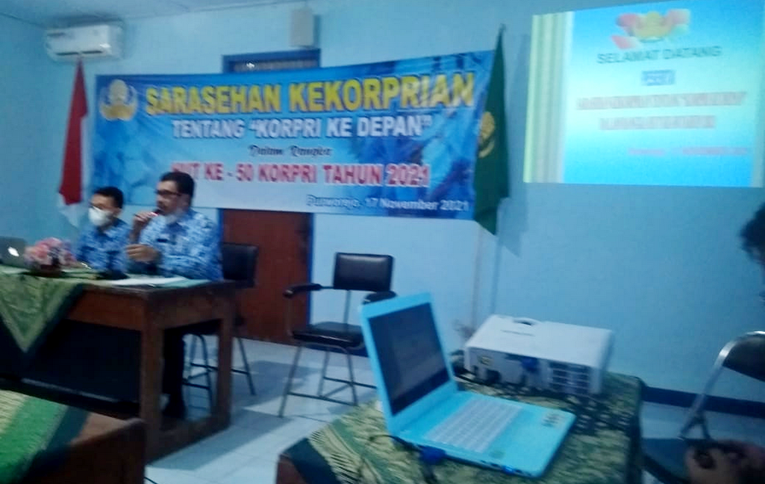 Sarasehan dalam Rangka HUT Korpri ke-50