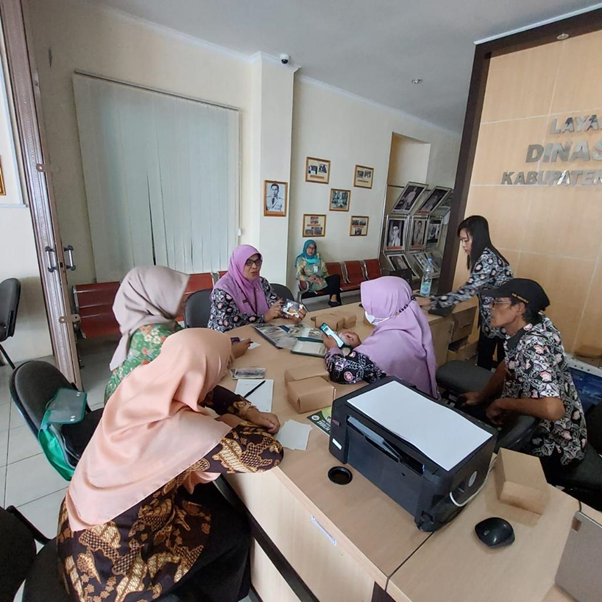 Kunjungan dari Dinas Kearsipan dan Perpustakaan Provinsi Jawa Tengah