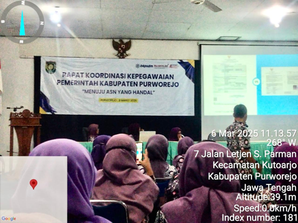 Pejabat Pengelola Kepegawaian Dinpusip Ikuti Rakor Kepegawaian di Pusdiklat Kutoarjo