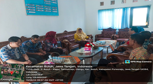 Pengawasan Kearsipan Di Kecamatan Butuh, 13 Juni 2024 Berjalan Lancar