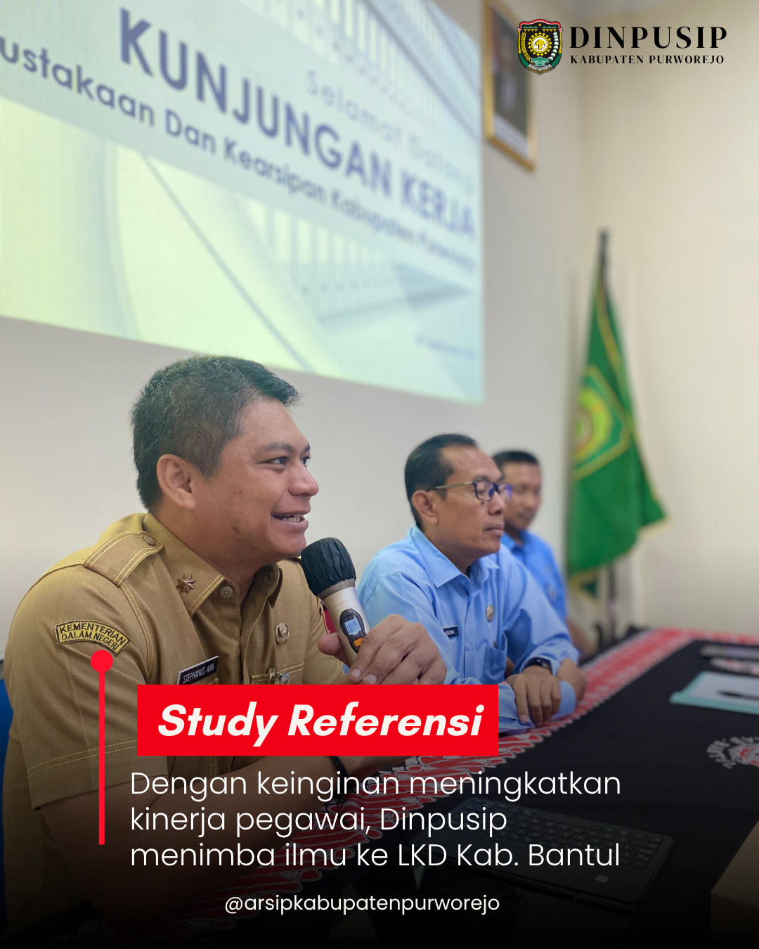 Kunjungan Kerja Dinpusip Ke LKD Kab. Bantul 