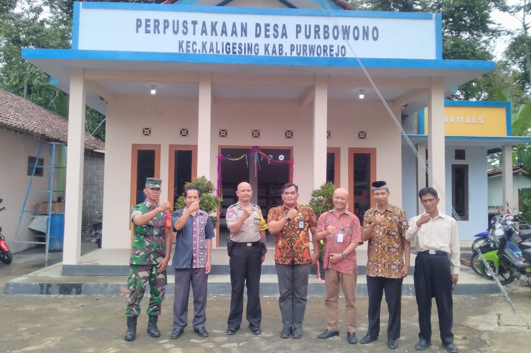 Peresmian Gedung Perpustakaan Desa Purbowono Kecamatan Kaligesing