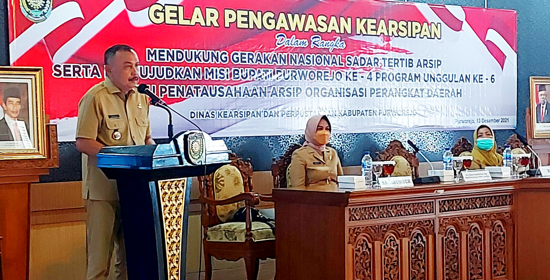 Rakor Gelar Pengawasan Kearsipan Tahun 2021