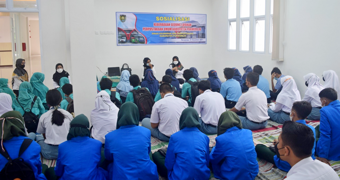 Sosialisasi Keberadaan Gedung Layanan Perpustakaan Umum Kabupaten Purworejo