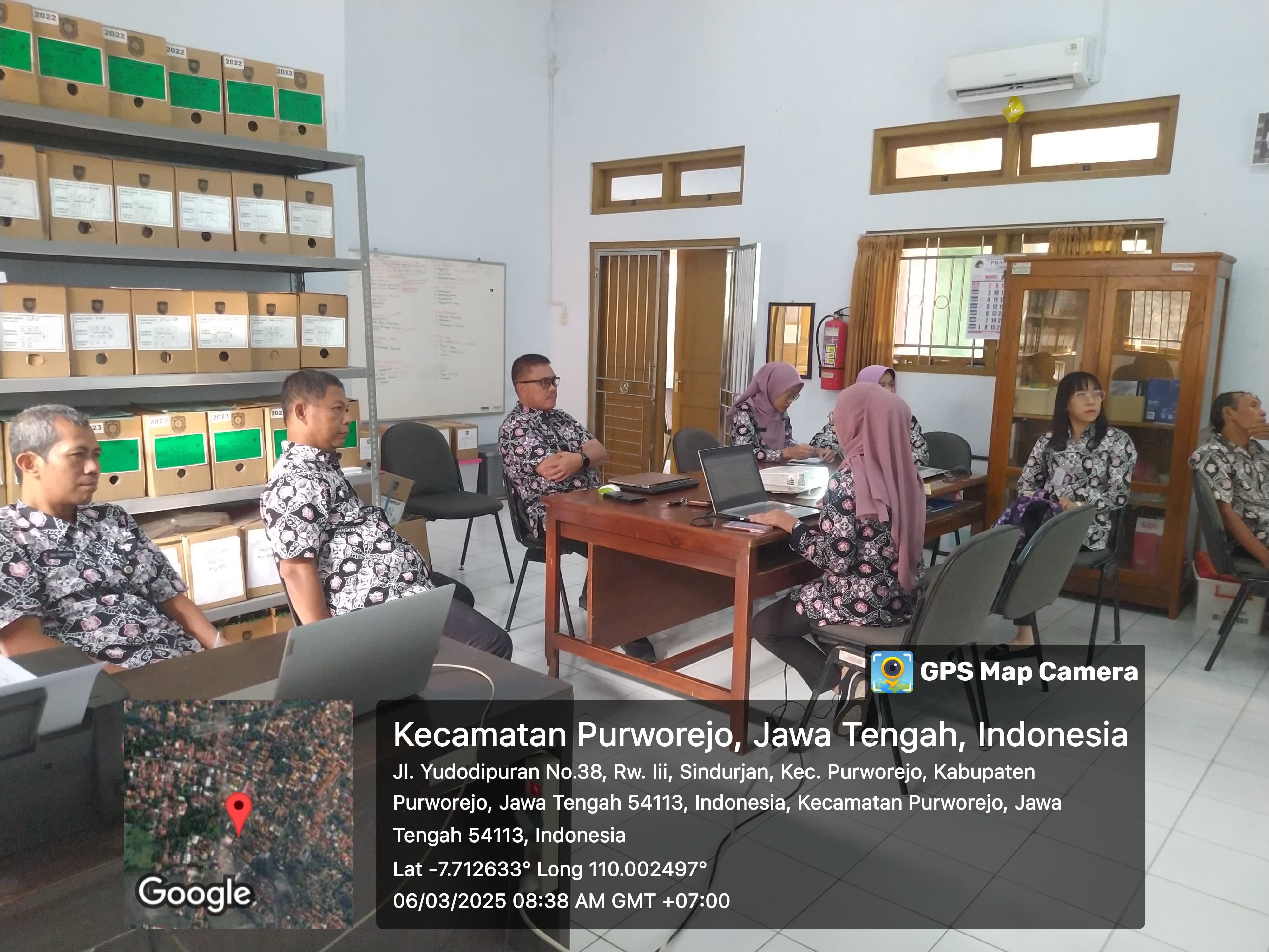 Plt. Kepala Bidang Kearsipan pimpin Rapat Persiapan Pelaksanaan Kegiatan  Bulan Maret Tahun 2025