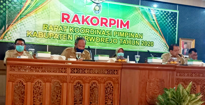 Kepala Dinarpus Menghadiri Rakorpim Bulan September 2020