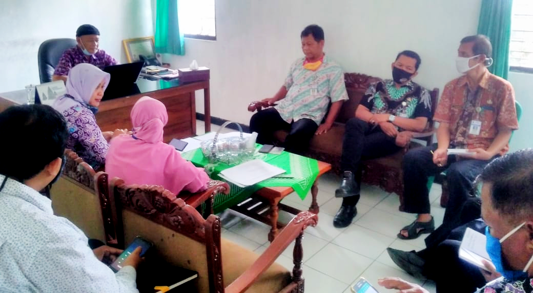 Rapat Internal Pejabat Setruktural Dinarpus Kabupaten Purworejo Tanggal 13 Okt 2020