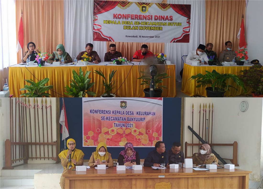 Mendampingi Anggota Komisi I DPRD Kabupaten Purworejo dalam Konferensi Kepala Desa