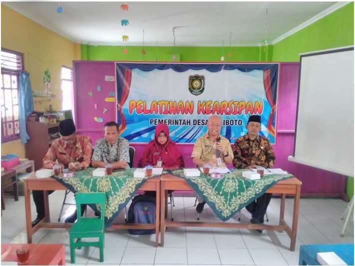 Pelatihan Kearsipan di Desa Kaliboto