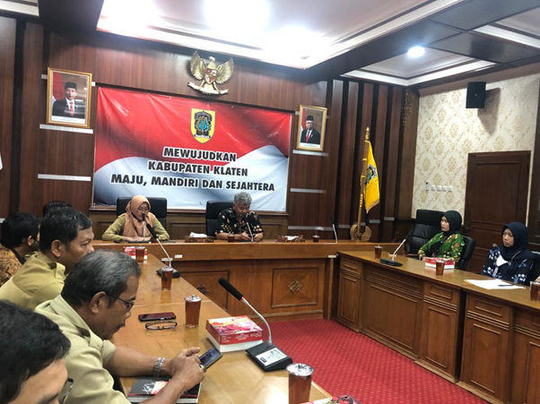 Rapat Koordinasi dan Studi Tiru ke Dinas Perpustakaan dan Kearsipan Kabupaten Klaten